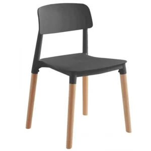 mobiliario-contract-silla croscat su madera polipropileno gris oscuro